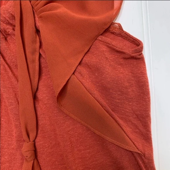 Anthropologie—Deletta—Dark Orange Top - Picture 9 of 16